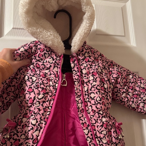 Arctic Quest Pink Leopard Baby Snowsuit 18 months - Picture 5 of 14